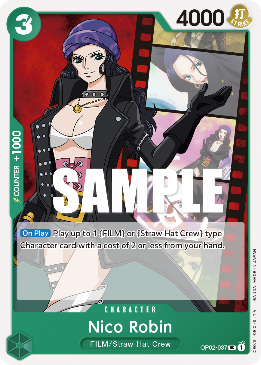 OPTCG Paramount War OP02-037 Nico Robin