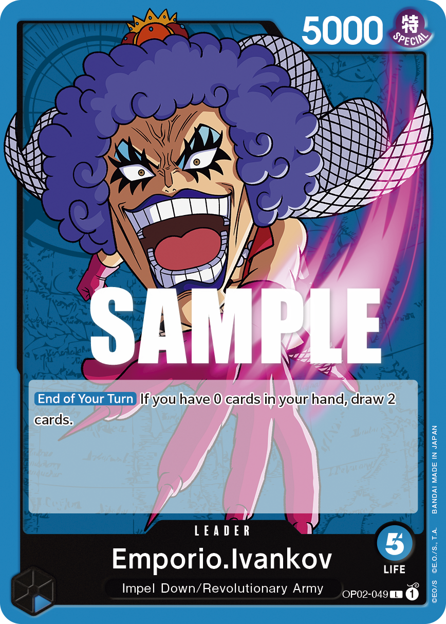 OPTCG Paramount War OP02-049 Emporio.Ivankov (Leader)