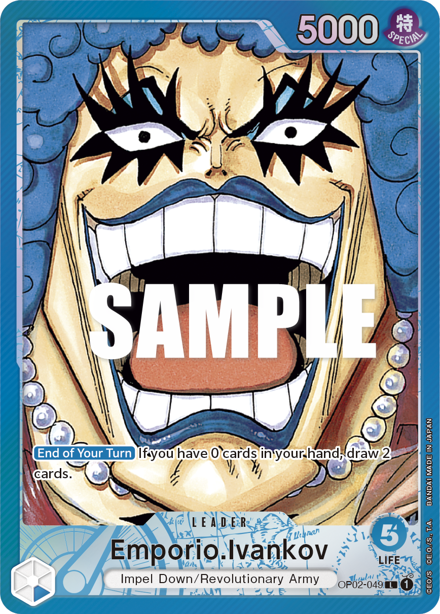 OPTCG Paramount War OP02-049 Emporio.Ivankov (Leader) Alternate Art