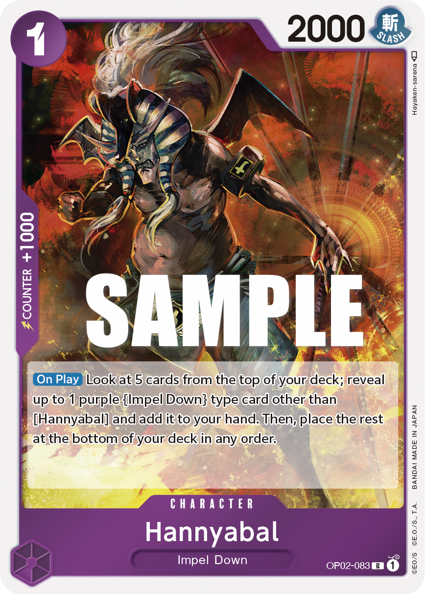 OPTCG Paramount War OP02-083 Hannyabal