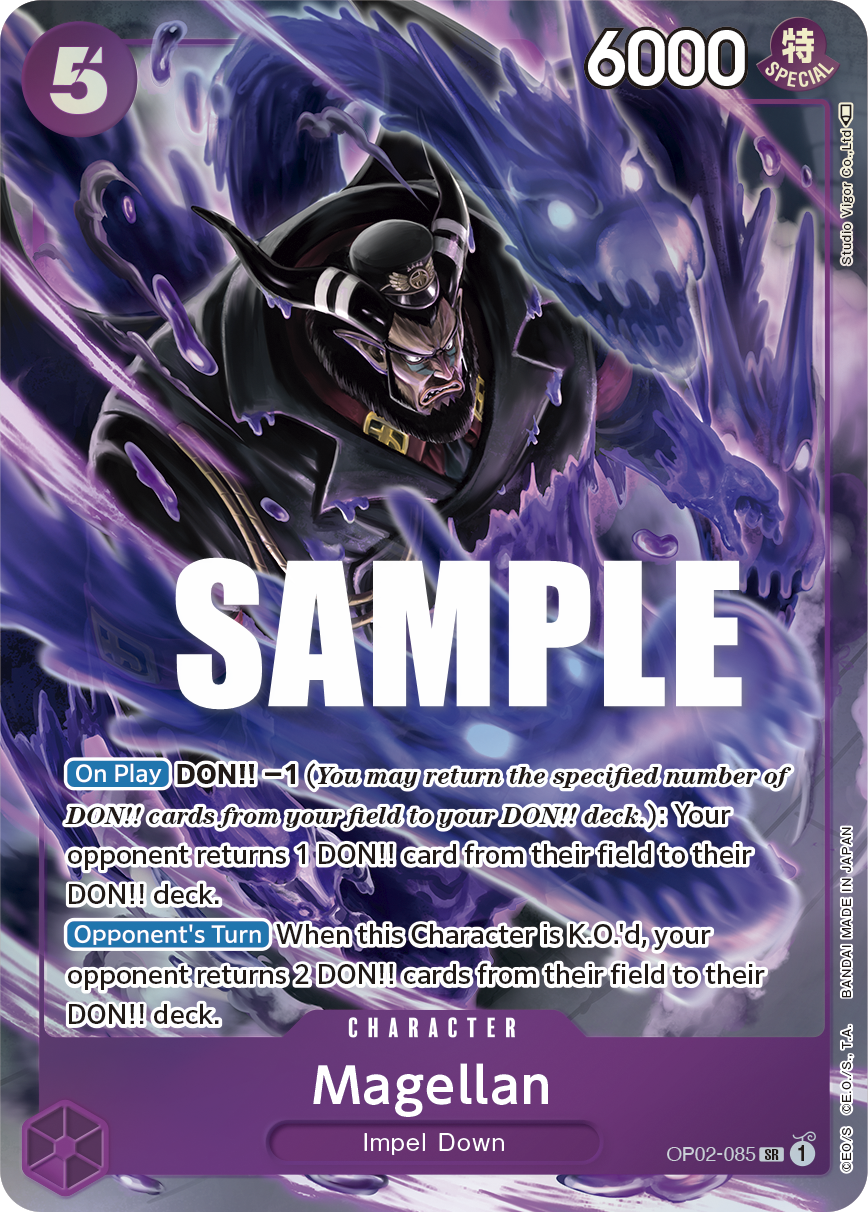 OPTCG Paramount War OP02-085 Magellan (SR) Alternate Art