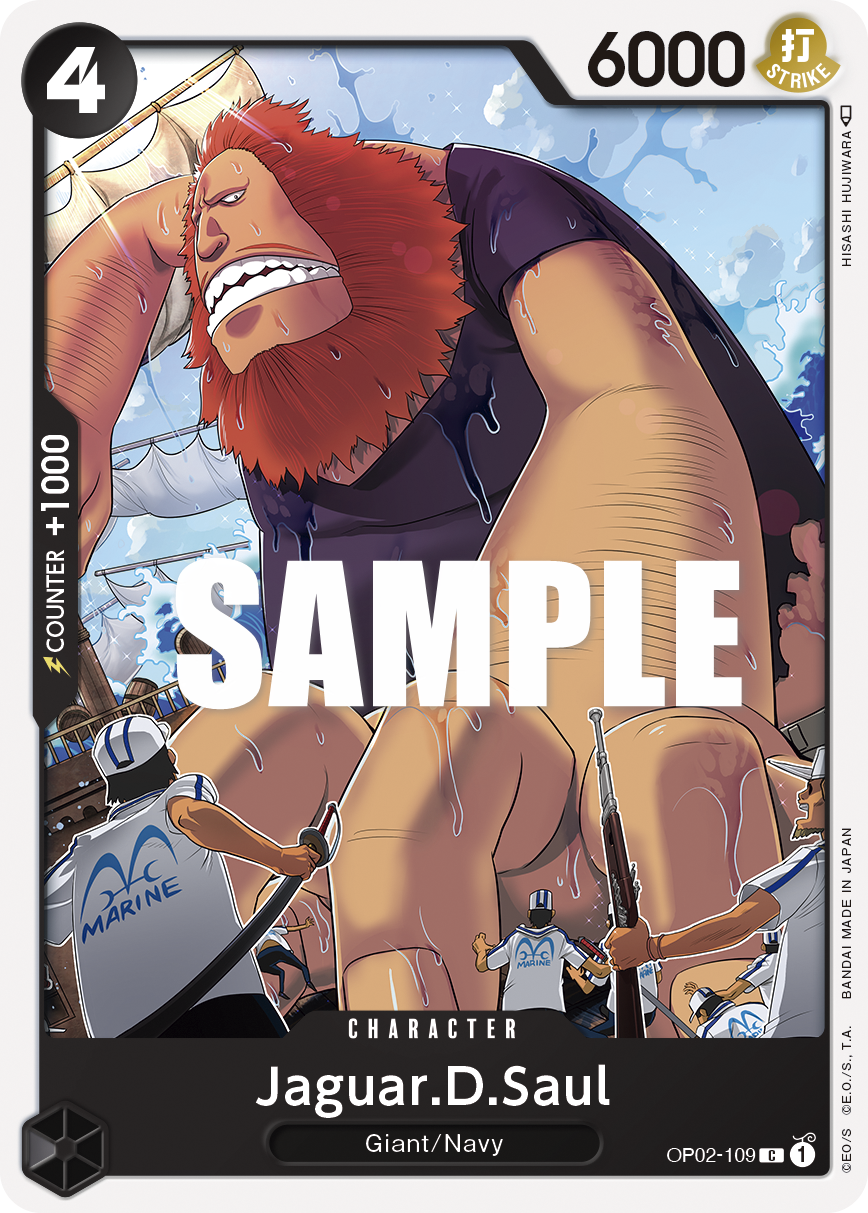 OPTCG Paramount War OP02-109 Jaguar.D.Saul