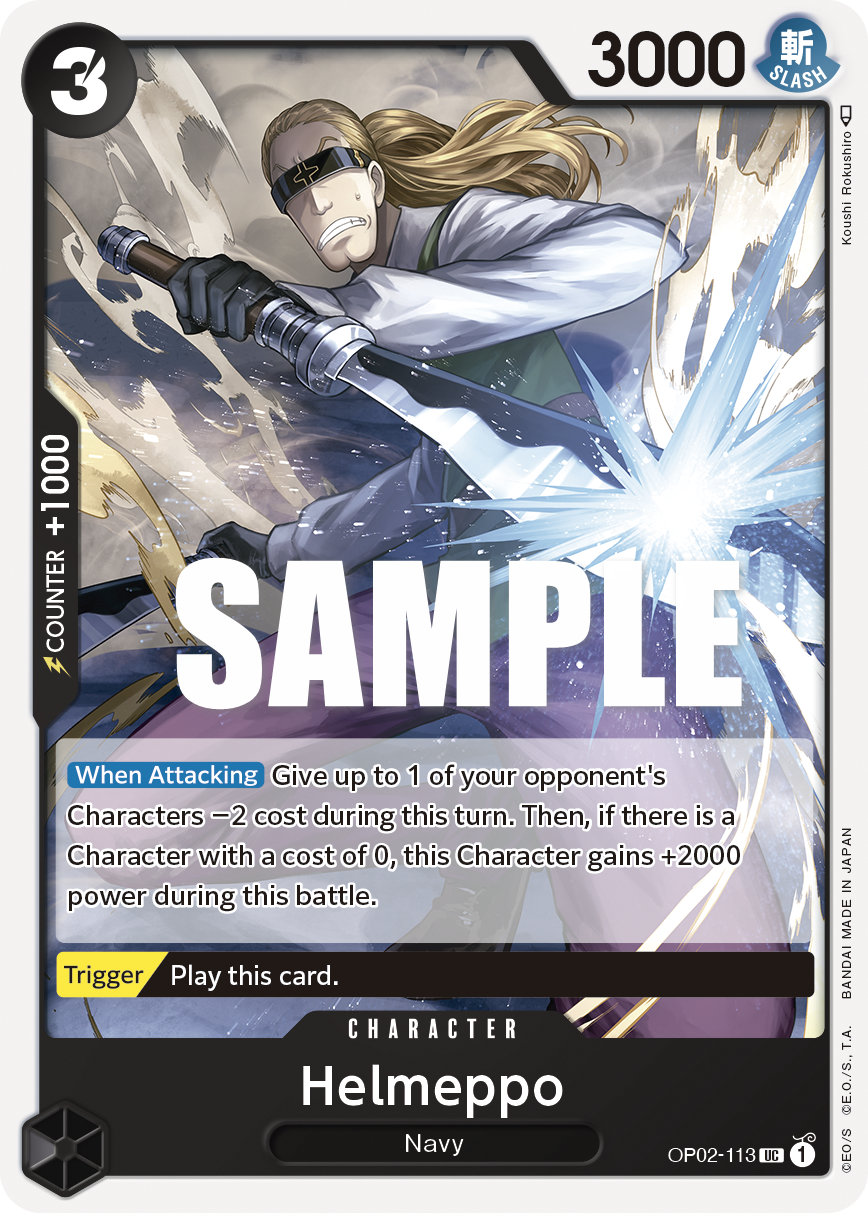 OPTCG Paramount War OP02-113 Helmeppo