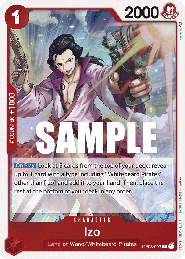 OPTCG Pillars of Strength OP03-003 Izo
