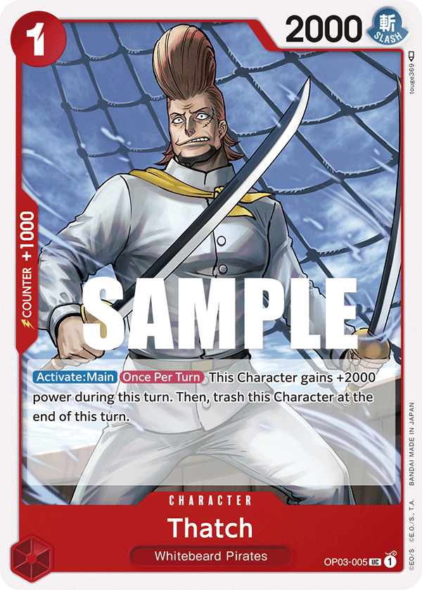OPTCG Pillars of Strength OP03-005 Thatch