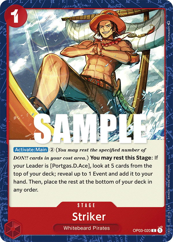 OPTCG Pillars of Strength OP03-020 Striker