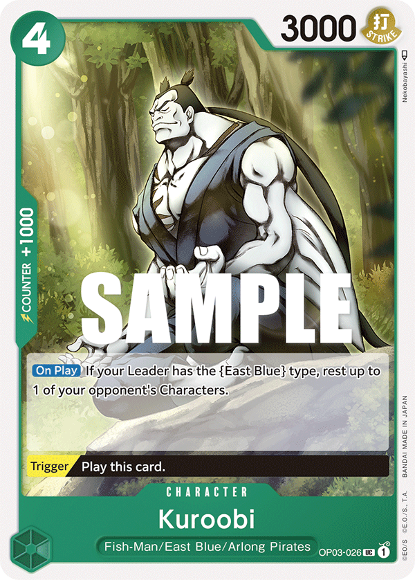 OPTCG Pillars of Strength OP03-026 Kuroobi