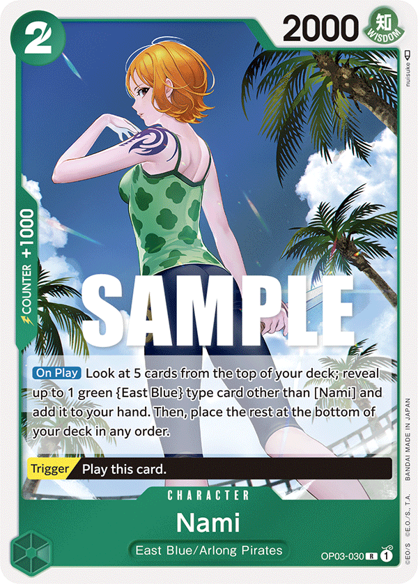 OPTCG Pillars of Strength OP03-030 Nami