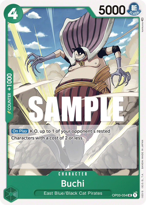OPTCG Pillars of Strength OP03-034 Buchi