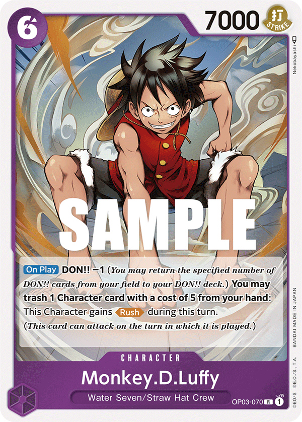 OPTCG Pillars of Strength OP03-070 Monkey.D.Luffy