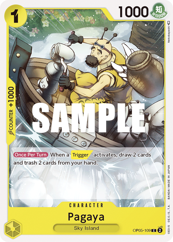 OPTCG Awakening of the New Era OP05-109 Pagaya