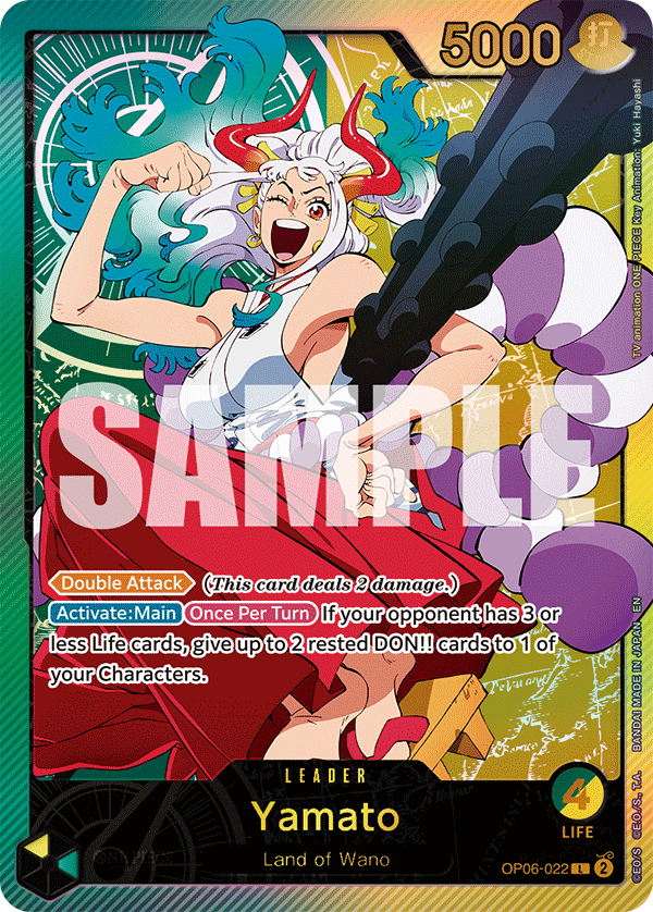 OPTCG Anime 25th Collection OP06-022 Yamato (Leader) Special Rare
