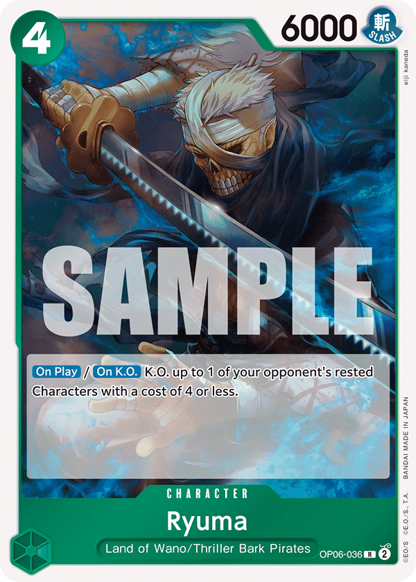 OPTCG Wings of the Captain OP06-036 Ryuma