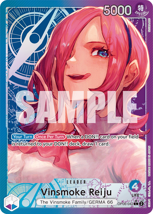 OPTCG Wings of the Captain OP06-042 Vinsmoke Reiju (Leader) Alternate Art