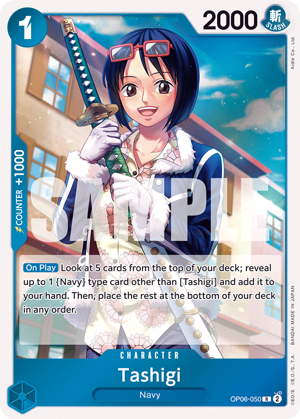 OPTCG Wings of the Captain OP06-050 Tashigi