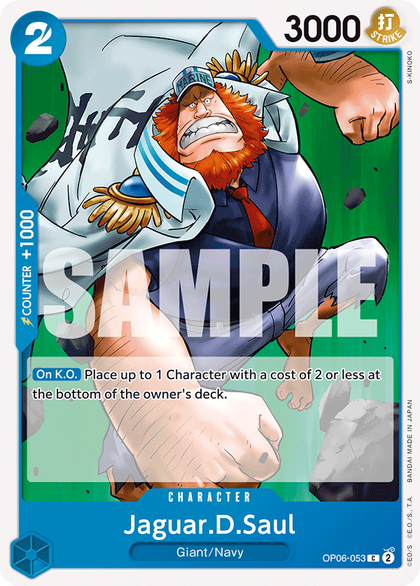 OPTCG Wings of the Captain OP06-053 Jaguar.D.Saul
