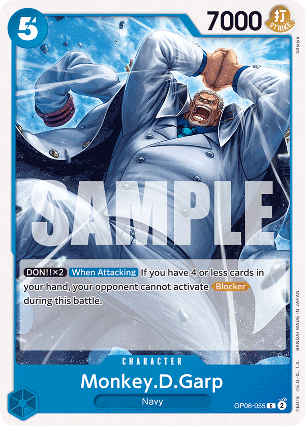 OPTCG Wings of the Captain OP06-055 Monkey.D.Garp