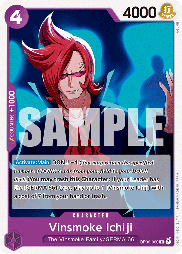 OPTCG Wings of the Captain OP06-060 Vinsmoke Ichiji