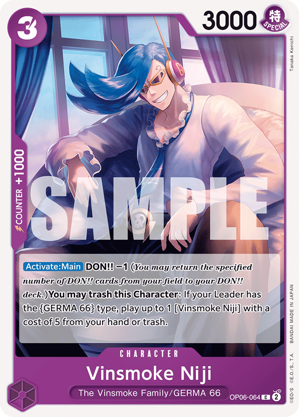OPTCG Wings of the Captain OP06-064 Vinsmoke Niji