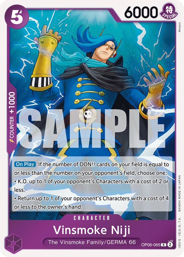 OPTCG Wings of the Captain OP06-065 Vinsmoke Niji
