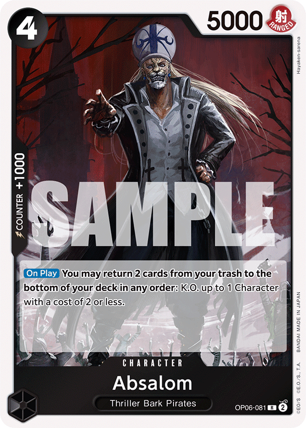 OPTCG Wings of the Captain OP06-081 Absalom