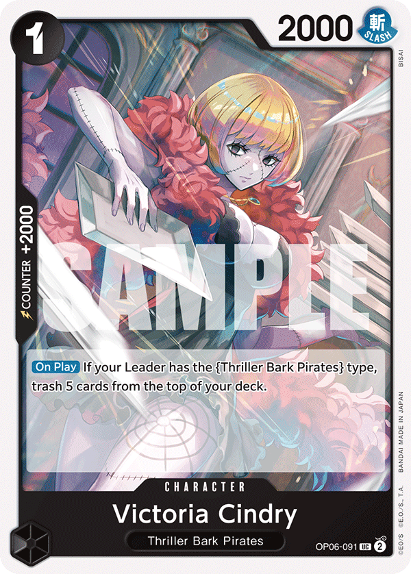 OPTCG Wings of the Captain OP06-091 Victoria Cindry