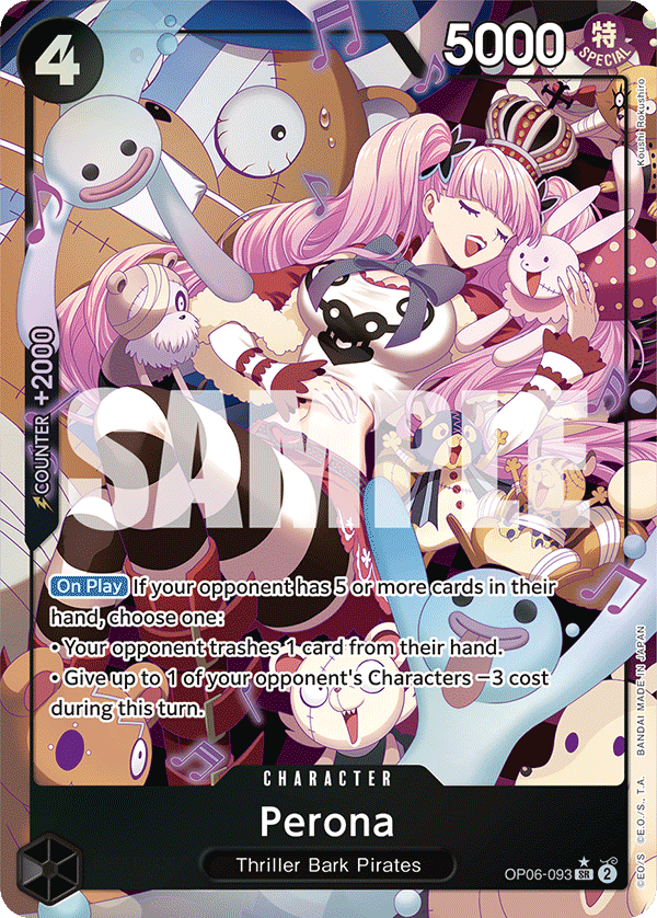 OPTCG Wings of the Captain OP06-093 Perona (SR) Alternate Art