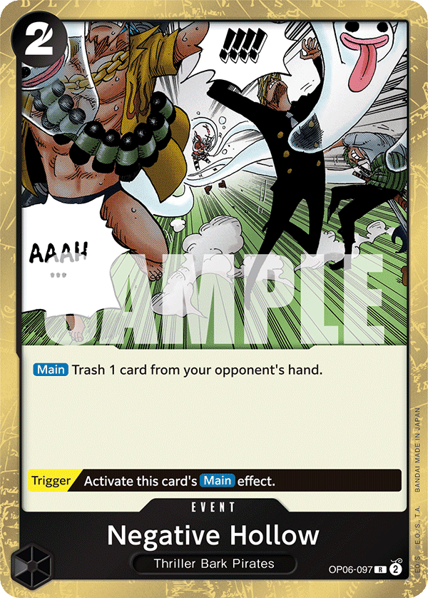 OPTCG Wings of the Captain OP06-097 Negative Hollow