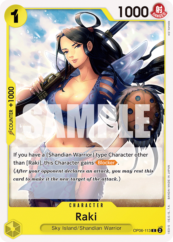 OPTCG Wings of the Captain OP06-113 Raki