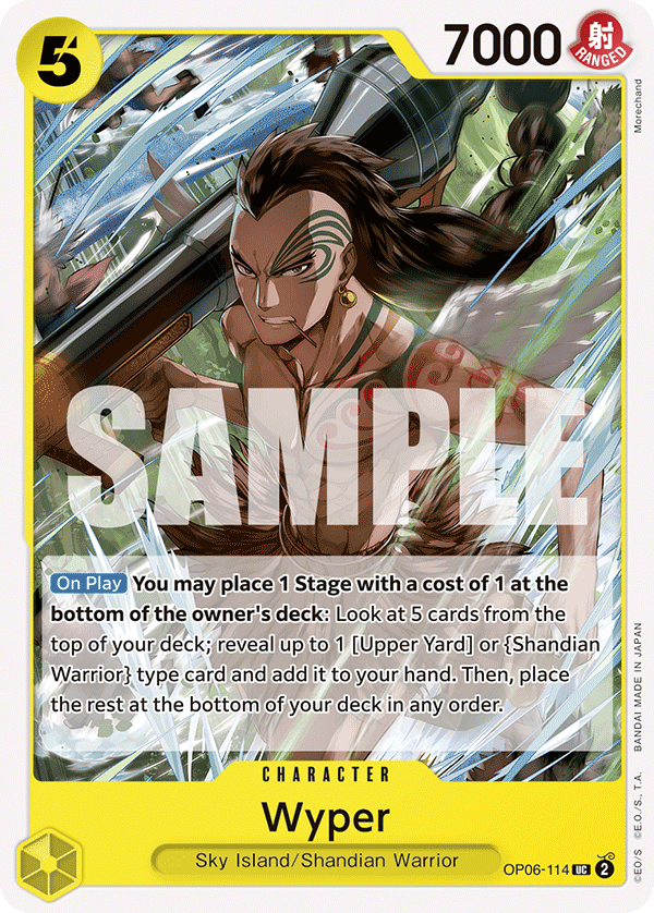 OPTCG Wings of the Captain OP06-114 Wyper