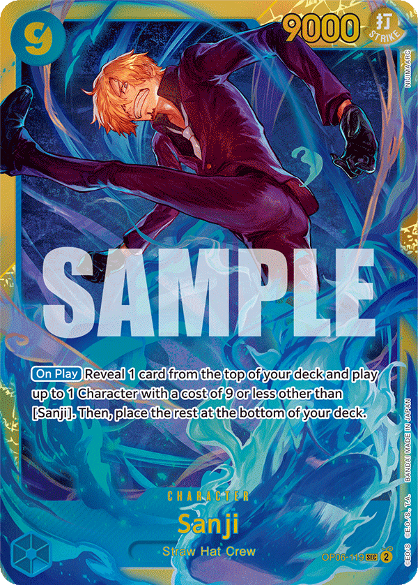 OPTCG Wings of the Captain OP06-119 Sanji (SEC)