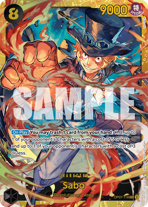 OPTCG 500 Years in the Future OP07-118 Sabo (SEC)