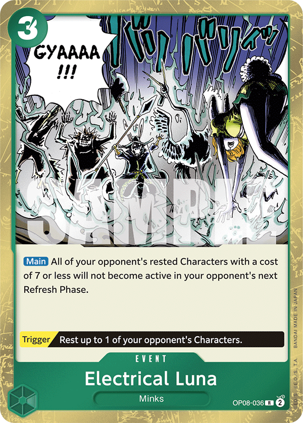 OPTCG Two Legends OP08-036 Electrical Luna