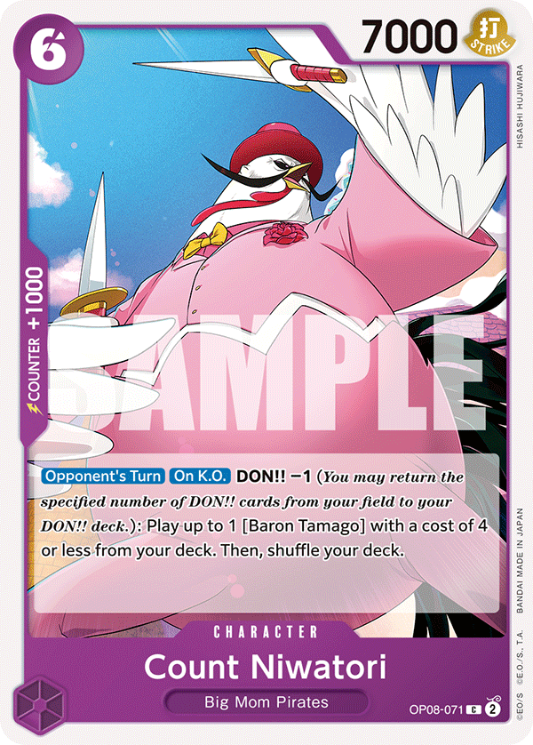 OPTCG Two Legends OP08-071 Count Niwatori