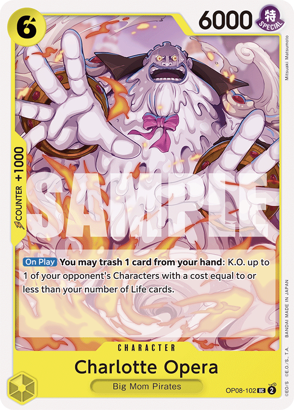 OPTCG Two Legends OP08-102 Charlotte Opera