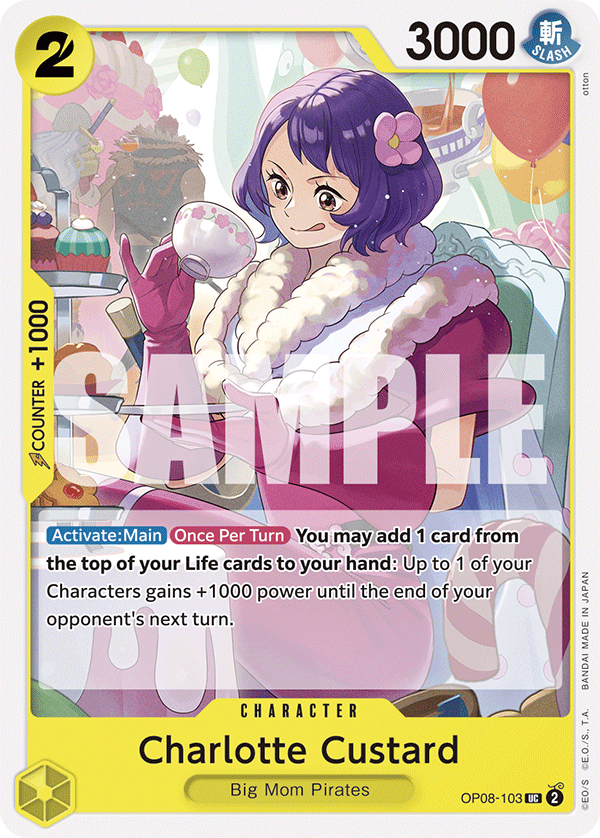 OPTCG Two Legends OP08-103 Charlotte Custard