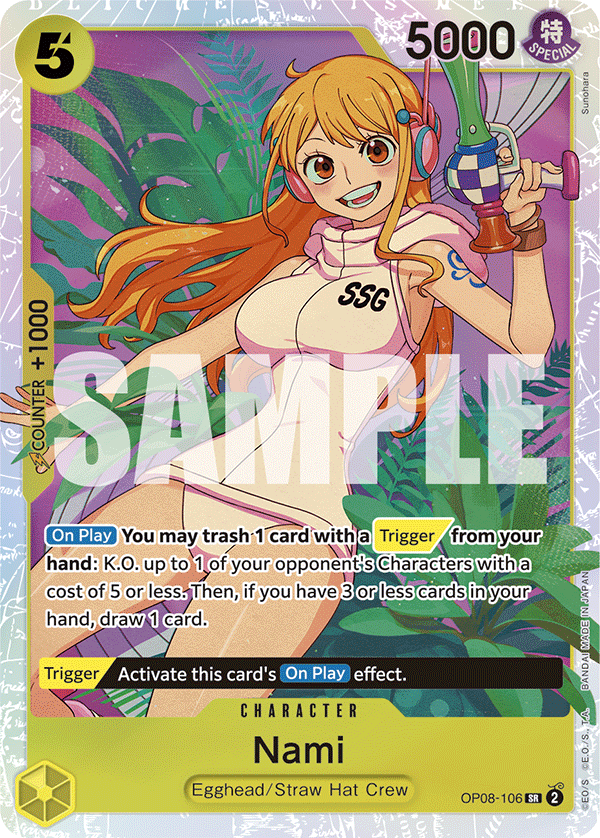 OPTCG Two Legends OP08-106 Nami (SR)