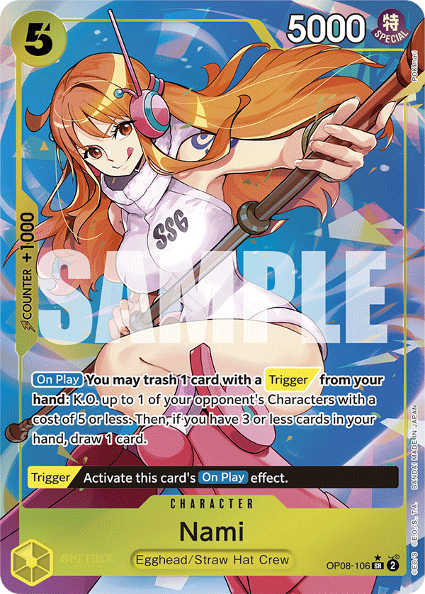 OPTCG Two Legends OP08-106 Nami (SR) Alternate Art