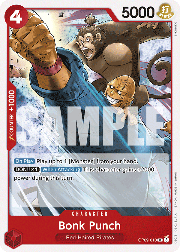 OPTCG Emperors in the New World OP09-010 Bonk Punch