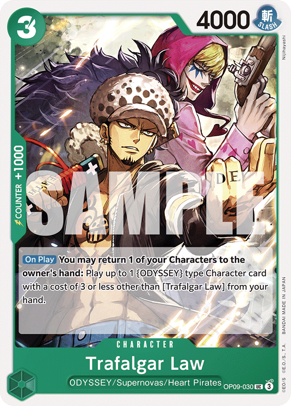 OPTCG Emperors in the New World OP09-030 Trafalgar Law