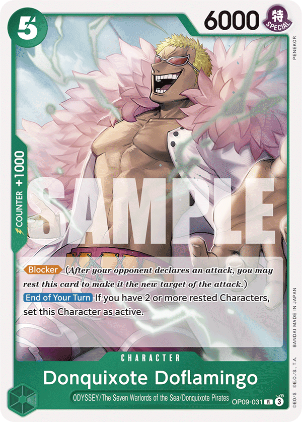 OPTCG Emperors in the New World OP09-031 Donquixote Doflamingo