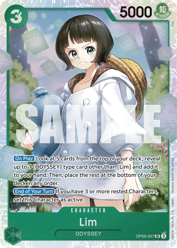 OPTCG Emperors in the New World OP09-037 Lim (SR)