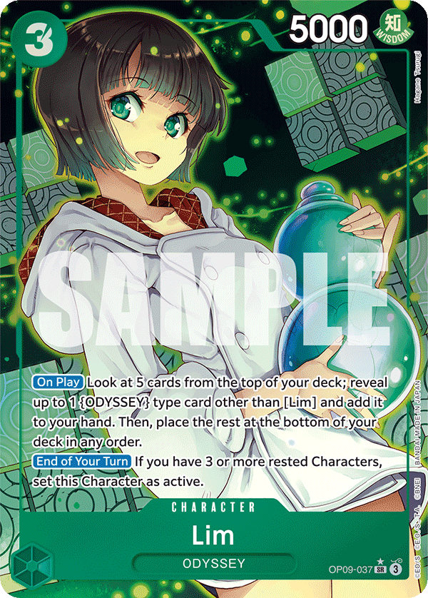 OPTCG Emperors in the New World OP09-037 Lim (SR) Alternate Art