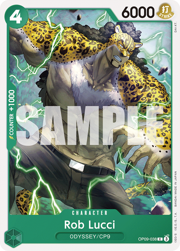 OPTCG Emperors in the New World OP09-038 Rob Lucci
