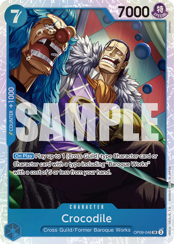 OPTCG Emperors in the New World OP09-046 Crocodile (SR)