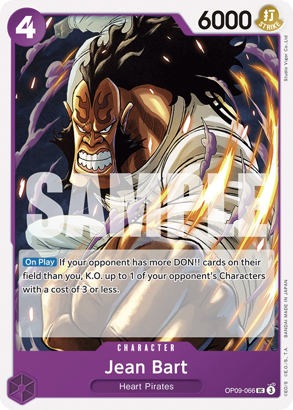 OPTCG Emperors in the New World OP09-066 Jean Bart