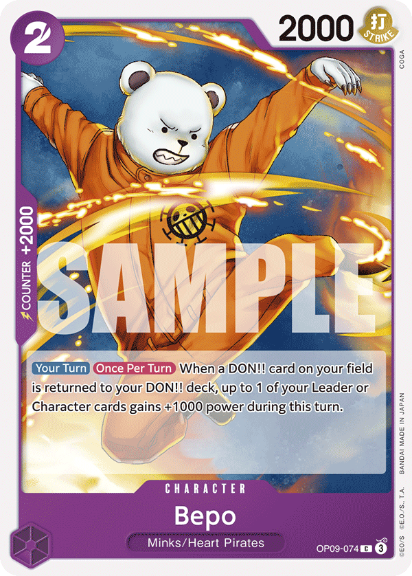 OPTCG Emperors in the New World OP09-074 Bepo