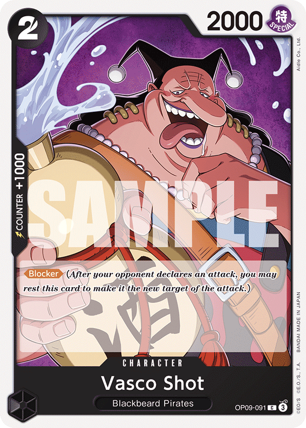 OPTCG Emperors in the New World OP09-091 Vasco Shot