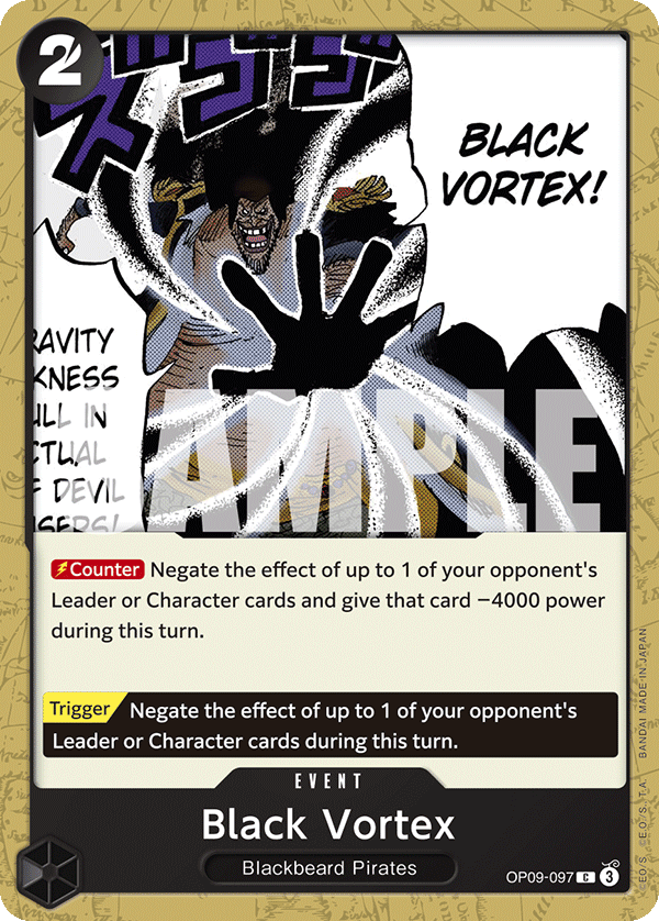 OPTCG Emperors in the New World OP09-097 Black Vortex