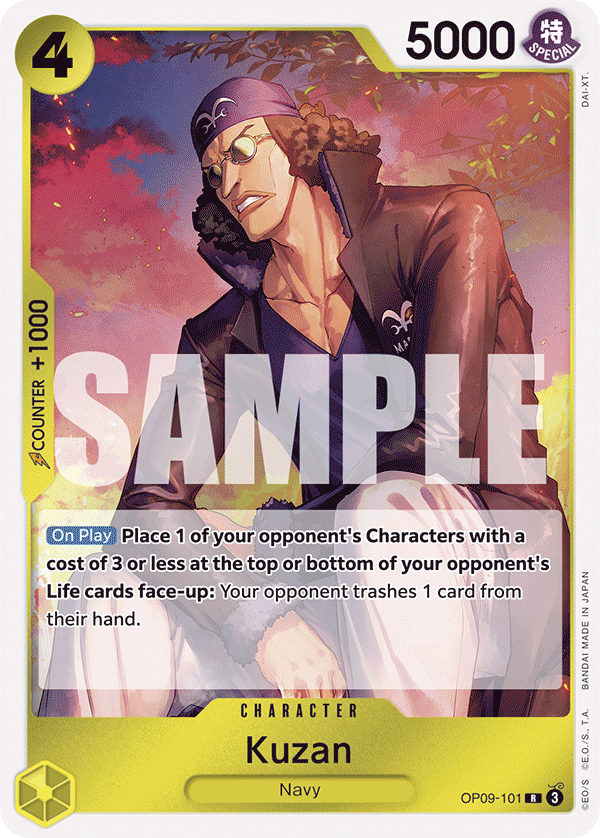 OPTCG Emperors in the New World OP09-101 Kuzan